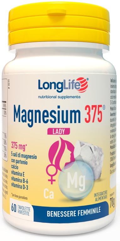 LONGLIFE MAGNESIUM 375 LADY 60 TAVOLETTE - Farmastop