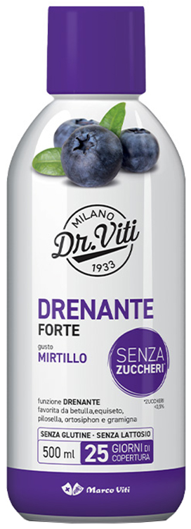 DRENANTE FORTE MIRTILLO 500 ML - Farmastop