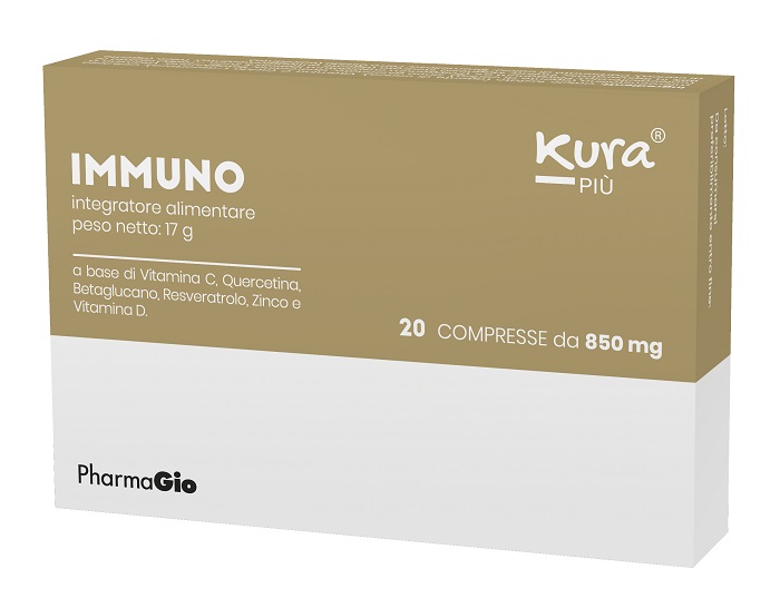 KURA PIU' IMMUNO 20 COMPRESSE - Farmastop