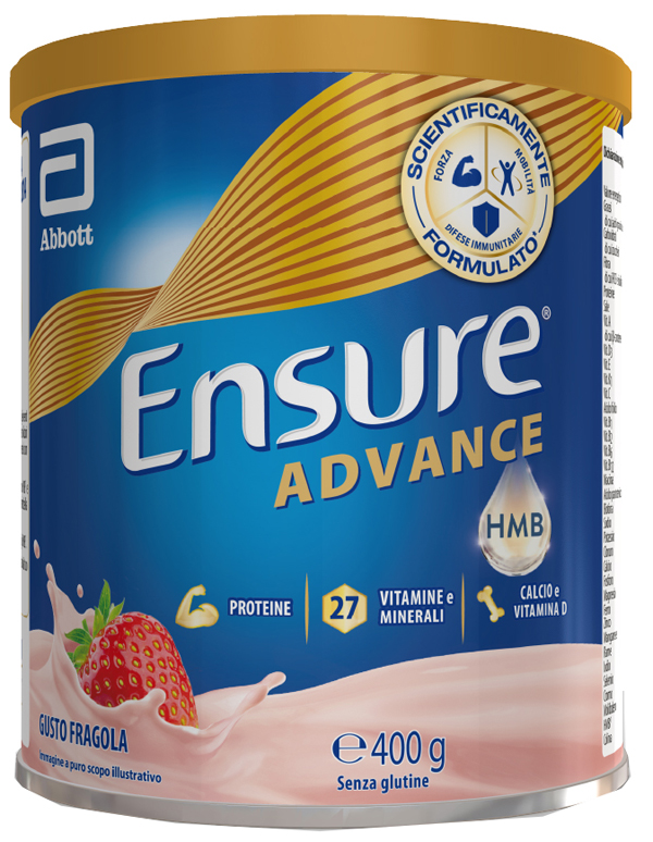 ENSURE ADVANCE FRAGOLA 400 G - Farmastop