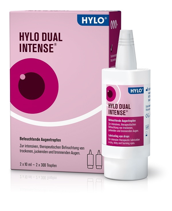 HYLO DUAL INTENSE COLLIRIO 2 FLACONCINI DA 10 ML - Farmastop
