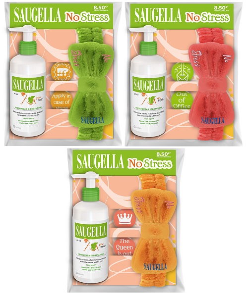 SAUGELLA YOUFRESH NO STRESS BUNDLE COMPOSTO DA 1 YOUFRESH 200 ML + GADGET FASCIA CAPELLI + GADGET 2 PATCH OCCHI - Farmastop