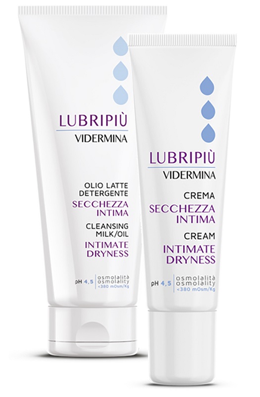 VIDERMINA LUBRIPIU' OLIO LATTE 200 ML + CREMA LUBRIFICANTE 30 ML - Farmastop