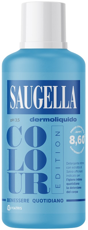 SAUGELLA DERMOLIQUIDO COLOUR EDITION DETERGENTE INTIMO 500 ML - Farmastop