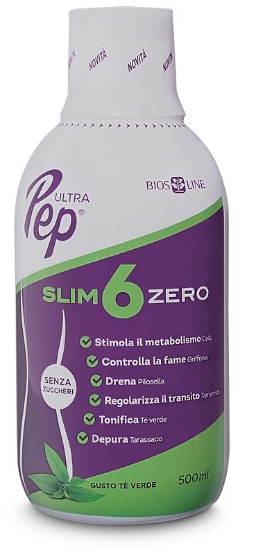 ULTRA PEP SLIM 6 ZERO TE' VERDE 500 ML - Farmastop
