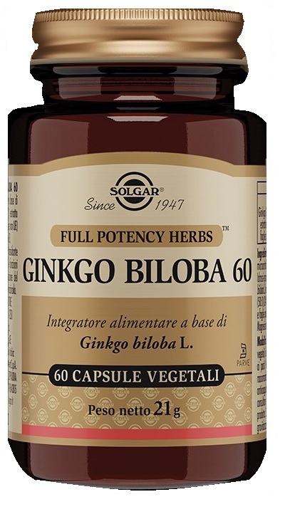 GINKGO BILOBA 60 60 CAPSULE VEGETALI - Farmastop