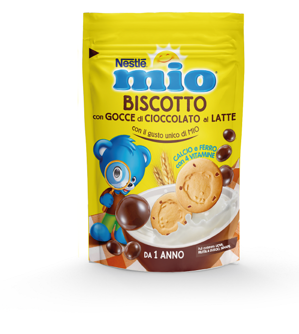 MIO BISCOTTO GOCCE CIOCCOLATO AL LATTE 150 G - Farmastop