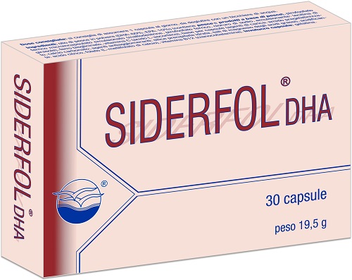 SIDERFOL DHA 30 CAPSULE - Farmastop