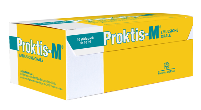 PROKTIS-M EMULSIONE ORALE 10 STICK DA 10 ML - Farmastop