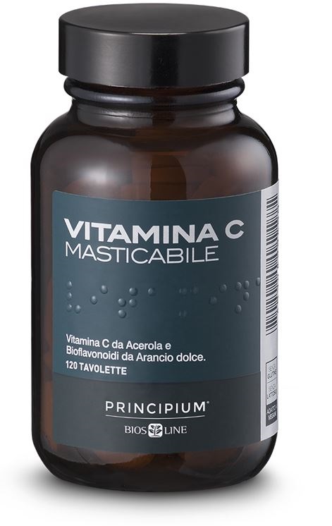 PRINCIPIUM VITAMINA C MASTICABILE 120 TAVOLETTE - Farmastop