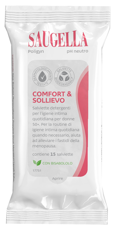 SAUGELLA POLIGYN SALVIETTINE 15 PEZZI - Farmastop