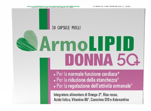ARMOLIPID DONNA 50+ 30 CAPSULE MOLLI - Farmastop