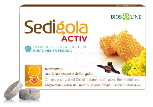 SEDIGOLA ACTIV APIX MENTA FREDDA 20 PASTIGLIE - Farmastop