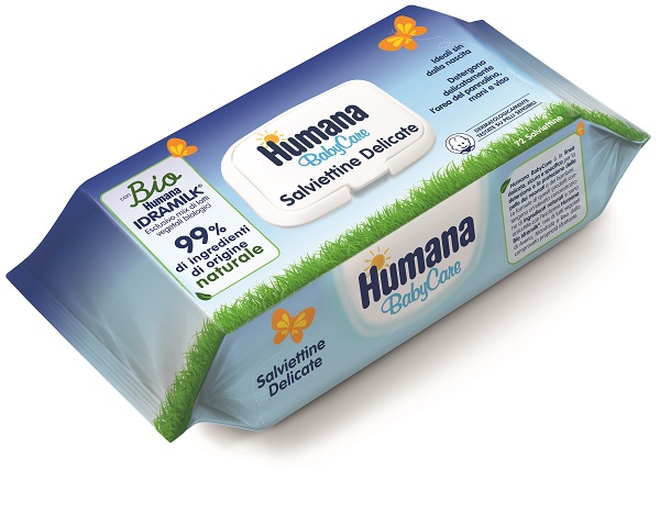 HUMANA BABY CARE SALVIETTE 72 PEZZI - Farmastop