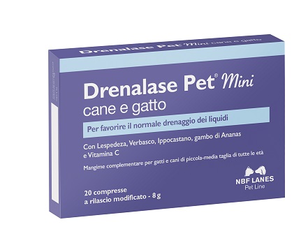 DRENALASE PET MINI CANE GATTO 20 COMPRESSE - Farmastop