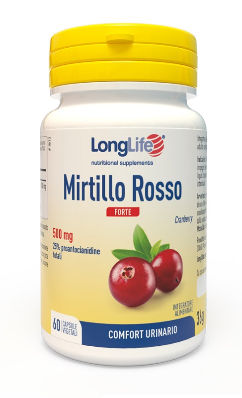 LONGLIFE MIRTILLO ROSSO FORTE 60 CAPSULE VEGETALI - Farmastop