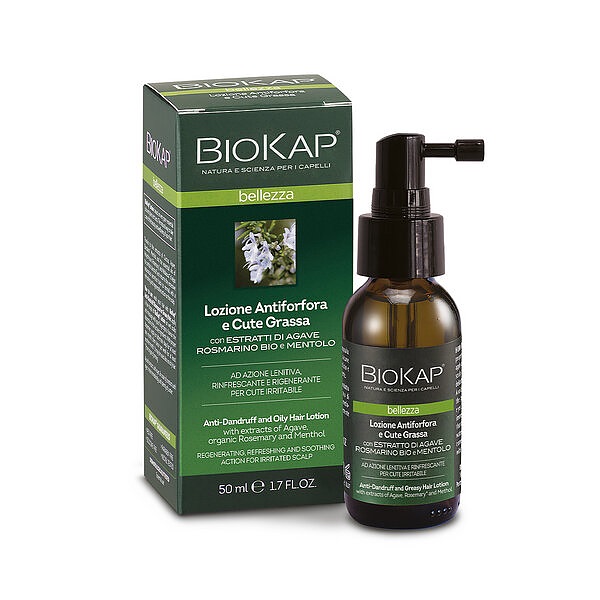 BIOKAP LOZIONE ANTIFORFORA E CUTE GRASSA NF 50 ML - Farmastop