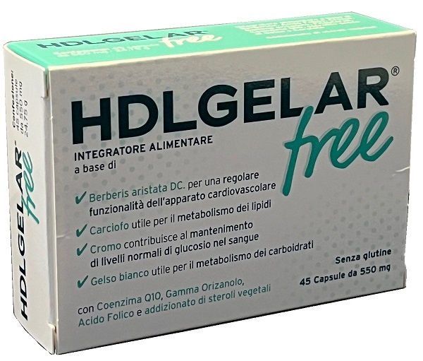 HDLGELAR FREE 45 CAPSULE DA 550 MG - Farmastop