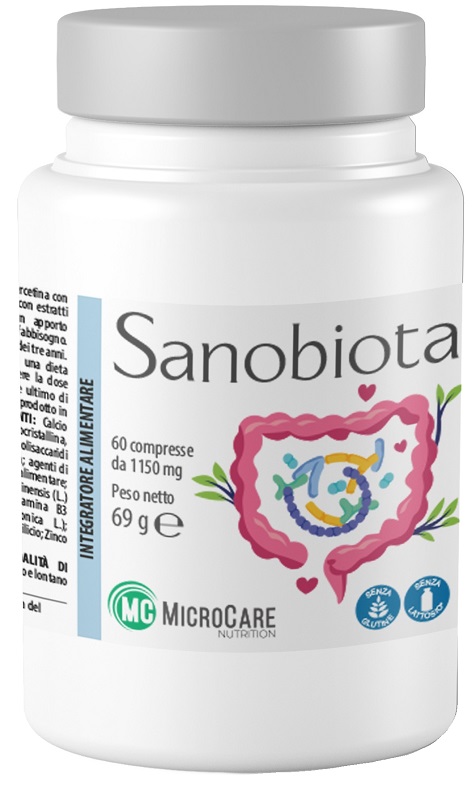 MICROCARE NUTRITION SANOBIOTA 60 COMPRESSE - Farmastop