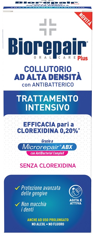 BIOREPAIR PLUS COLLUTORIO ALTA DENSITA' ANTIBATTERICO ABX 250 ML - Farmastop
