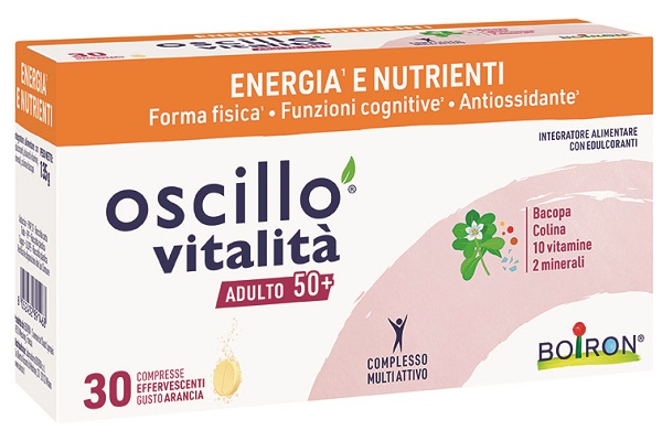 OSCILLO VITALITA' 50+ 30 COMPRESSE EFFERVESCENTI - Farmastop