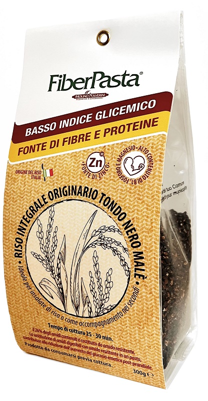 FIBERPASTA RISO INTEGRALE A BASSO INDICE GLICEMICO 300 G - Farmastop