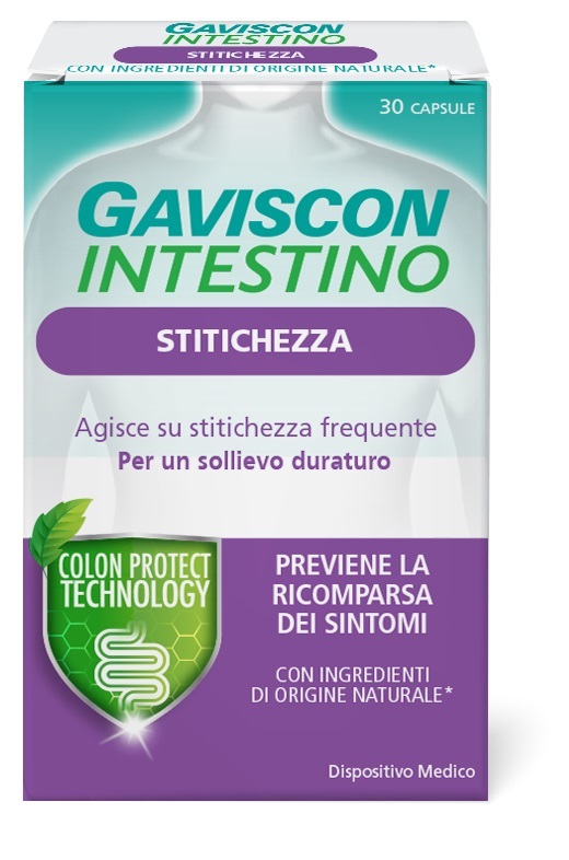 GAVISCON INTESTINO STITICHEZZA 30 CAPSULE - Farmastop