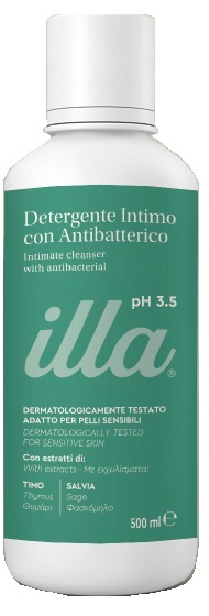 ILLA DETERGENTE INTIMO ANTIBATTERICO PH 3,5 500 ML - Farmastop