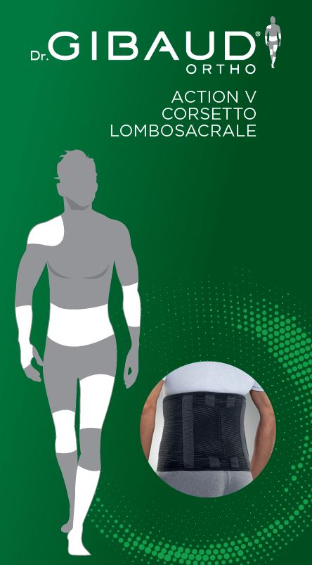 CORSETTO LOMBOSACRALE GIBAUD ORTHO ACTION V 4 - Farmastop