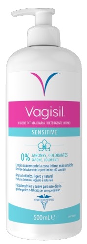 VAGISIL DETERGENTE SENSITIVE 500 ML - Farmastop