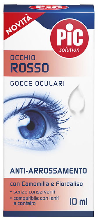 PIC GOCCE OCULARI OCCHIO ROSSO 10 ML - Farmastop