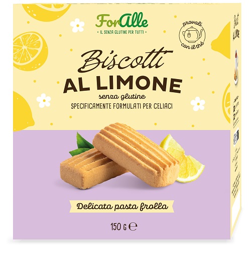 FORALLE BISCOTTI LIMONE 150 G - Farmastop