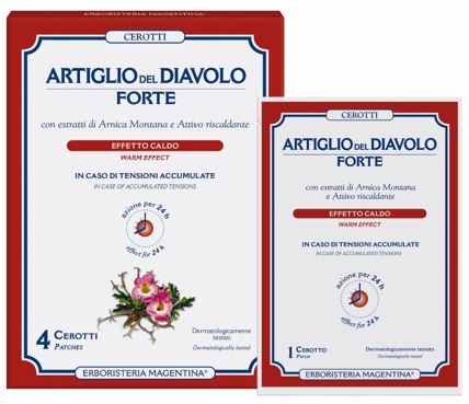 ARTIGLIO FORTE CEROTTI 4 PEZZI - Farmastop