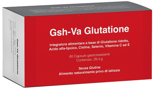 GSH-VA GLUTATIONE 60 CAPSULE ACIDO-RESISTENTI SENZA GLUTINE NATURALMENTE PRIVO DI LATTOSIO - Farmastop