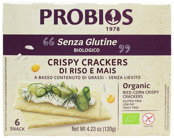 CRISPY CRACKERS RISO E MAIS 6 PEZZI DA 20 G - Farmastop