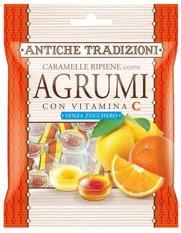 ANTICHE TRADIZIONI CARAMELLE RIPIENE AGRUMI 60 G - Farmastop