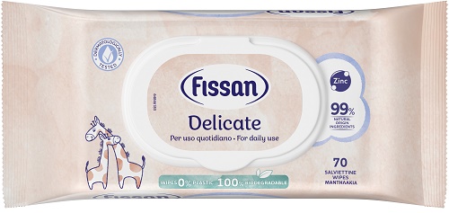 FISSAN SALVIETTE DELICATE NEW 70 PEZZI - Farmastop