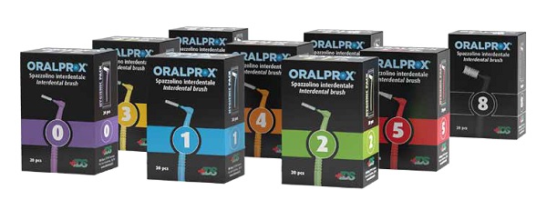 ORALPROX SCOVOLINO BLISTER 6 PEZZI MISURA 4 - Farmastop