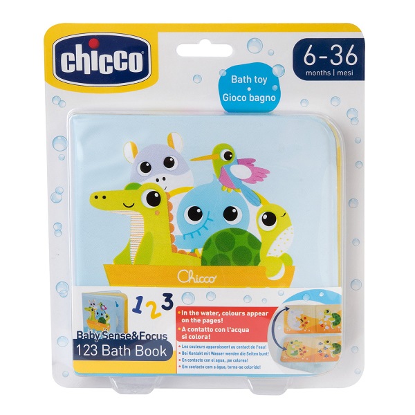 CHICCO GIOCO BABY SENSE&FOCUS 123 LIBRO BAGNO - Farmastop