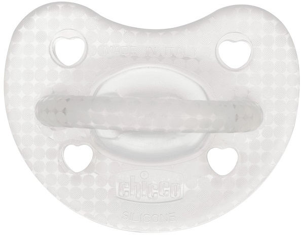 CHICCO GOMMOTTO LUXE FLUO 2-6 TRASPARENTE 1 PEZZO - Farmastop