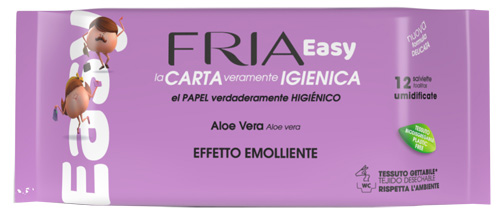 FRIA EASY CARTA IGIENICA EFFETTO EMOLLIENTE 12 SALVIETTE - Farmastop