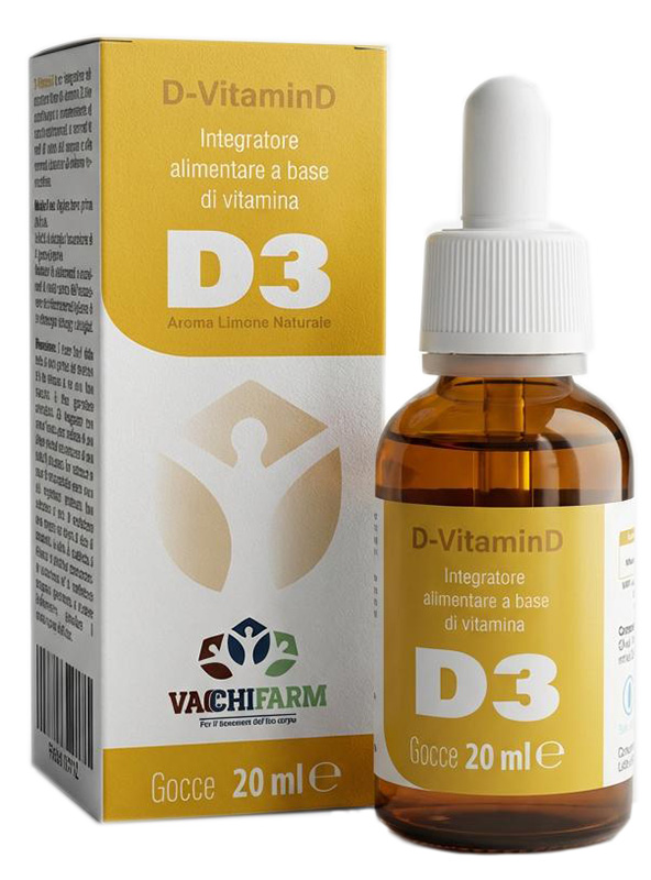 D-VITAMIND 20 ML SENZA GLUTINE E LATTOSIO - Farmastop