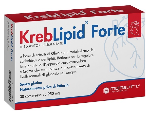 KREBLIPID FORTE 30 COMPRESSE 950 MG - Farmastop