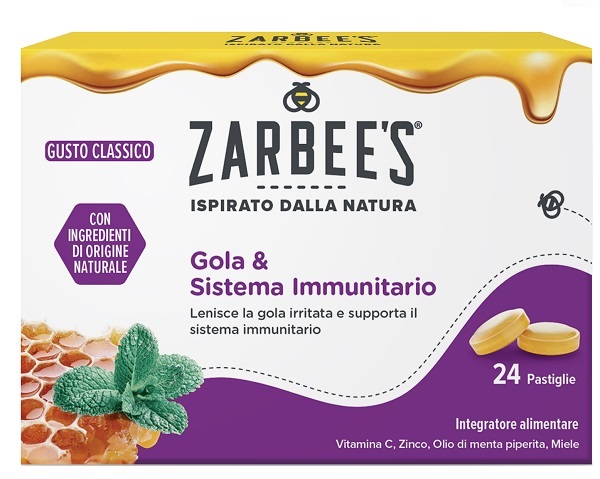 ZARBEE'S GOLA & SISTEMA IMMUNITARIO 24 PASTIGLIE - Farmastop