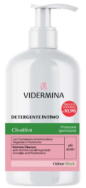 VIDERMINA CLX DETERGENTE INTIMO 500 ML NUOVA FORMULAZIONE SPECIAL PRICE - Farmastop