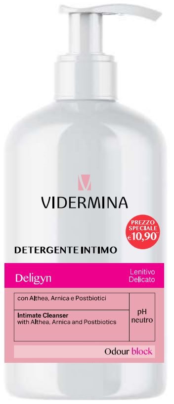 VIDERMINA DELIGYN DETERGENTE INTIMO 500 ML NUOVA FORMULAZIONE SPECIAL PRICE - Farmastop