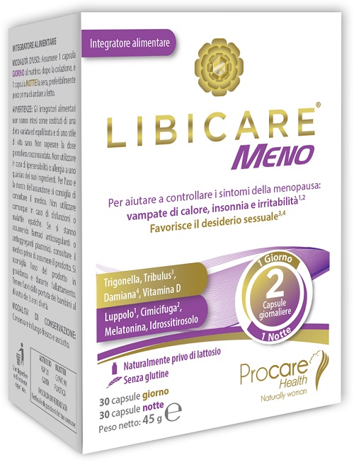 LIBICARE MENO 60 CAPSULE - Farmastop