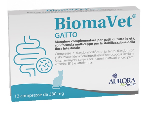 BIOMAVET GATTO 380MG 12 COMPRESSE - Farmastop