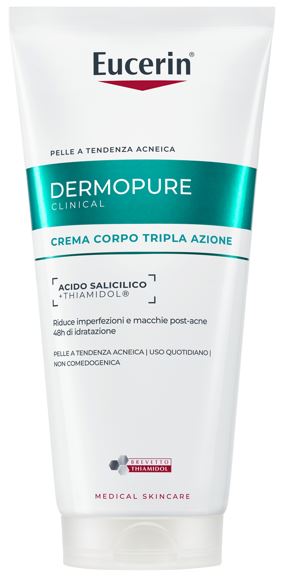 EUCERIN DERMOPURE CLINICAL CREMA CORPO TRIPLA AZIONE 200 ML - Farmastop