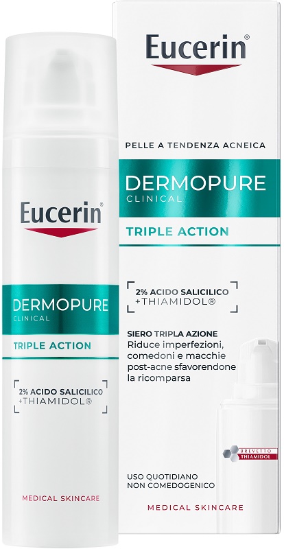 EUCERIN DERMOPURE CLINICAL SIERO TRIPLA AZIONE 40 ML - Farmastop